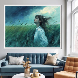 Zephyr's Embrace in Verdure - NicheCanvas