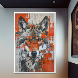 Urban Grey Wolf - NicheCanvas