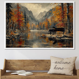 Autumn Serenade Reflections - NicheCanvas