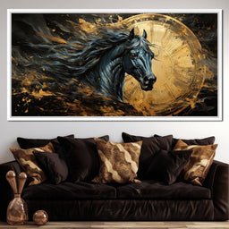Astral Equine Eclipse - NicheCanvas