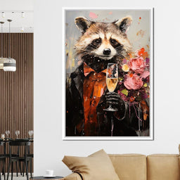 Raccoon's Toast - NicheCanvas