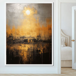 Romantic Gold-Flecked Atmosphere - NicheCanvas