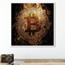 Crypto Art Bitcoin 08 - Cameron Gray - NicheCanvas