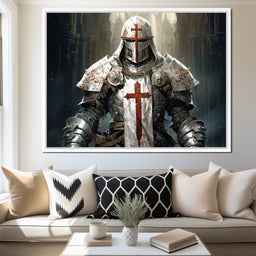 Knight of Sacred Hammer - Raven Blackwood - NicheCanvas