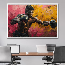 Golden Fury of the Ring - NicheCanvas