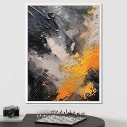 Abstract Onyx Radiance - NicheCanvas