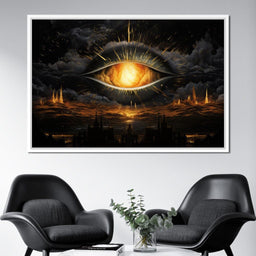 Eyes on the Midnight Castle - Raven Blackwood - NicheCanvas