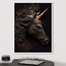 Black Unicorn - Alicia Smith - NicheCanvas