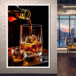 Whiskey's Prismatic Elegance - NicheCanvas