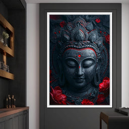 Buddha's Crimson Nirvana - NicheCanvas
