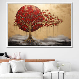 Golden Tree Autumn Symphony - NicheCanvas