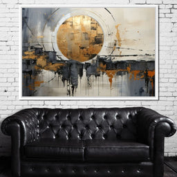 Golden Lunar Reflections - Tanni Cylon - NicheCanvas