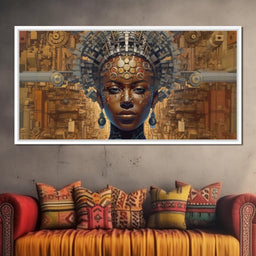 African Portrait Jama - Sakeem Gibbs - NicheCanvas