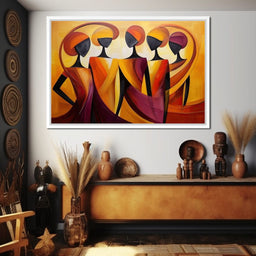 Golden Elegance in Abstract  - NicheCanvas