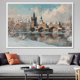 Winters Breath Over Prague - NicheCanvas