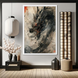 Ethereal Dragon's Maelstrom - NicheCanvas