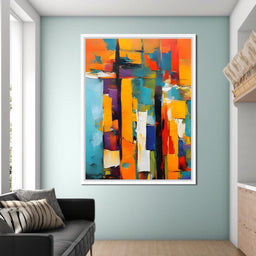 Colorful Modern Art 008 - Johanjjf - NicheCanvas