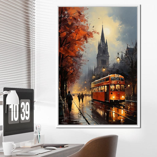 Vintage London Street Canvas Print