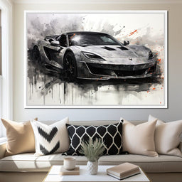 Car Collection 28 - Rider Art - NicheCanvas