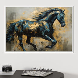 Gilded Stallion - NicheCanvas