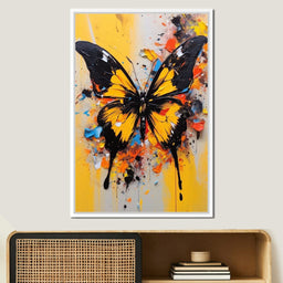 Whimsy of Fluttering Colors - NicheCanvas