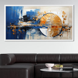 Golden Royal Geometric Harmony 07 - Wildrose Creations - NicheCanvas