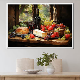 Fruit Cheese Wine 1 - NicheCanvas