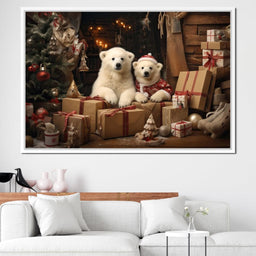 Christmas Spirit Bears - NicheCanvas
