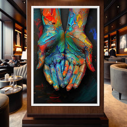 Embrace of Chromatic Hues - NicheCanvas