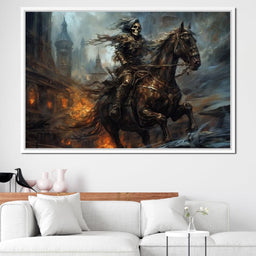 Skeleton Knight - Raven Blackwood - NicheCanvas