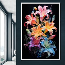 Dazzling Colors in Bloom - NicheCanvas