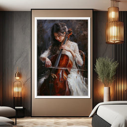 Violin Strings Serenade - NicheCanvas