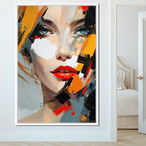 Expressive Contemplation Vivid Notions Canvas Print