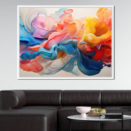 Blossom Swirl in Liquid Rose - NicheCanvas