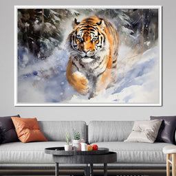 Winter Majesty in Stride - NicheCanvas