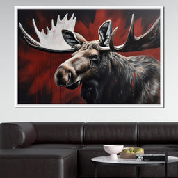Canadian Moose - NicheCanvas