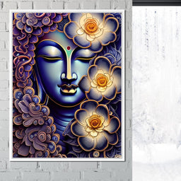 Buddha Face 02 - NicheCanvas