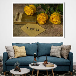 Yellow Roses - NicheCanvas