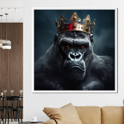 Gorilla Crown - Zenzdesign - NicheCanvas