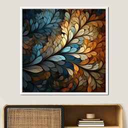 Mosaic Leaf Dreamscape - NicheCanvas