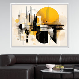 Urban Shadows in Abstract Forms - NicheCanvas