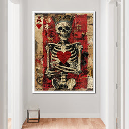 Romantic Skeleton 2 - NicheCanvas