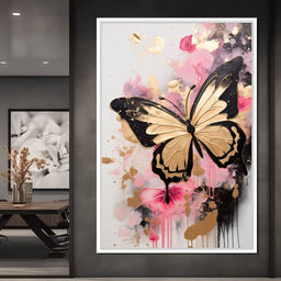 Dreamflight in Pink Hues - NicheCanvas