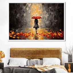 Autumn Rain Melancholy - NicheCanvas