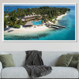 Tropical Serenity Shores - NicheCanvas