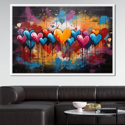 Dripping Spectrum of Love - NicheCanvas