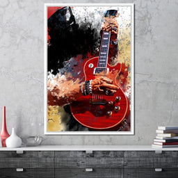 Slasher Electric Guitar - Abraham Szomor - NicheCanvas