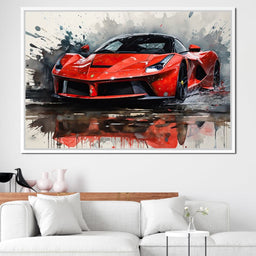 Car Collection 21 - Rider Art - NicheCanvas