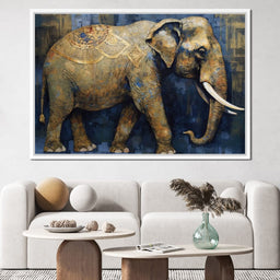 Gilded Elephant - NicheCanvas