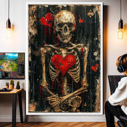 Romantic Skeleton 3 - NicheCanvas